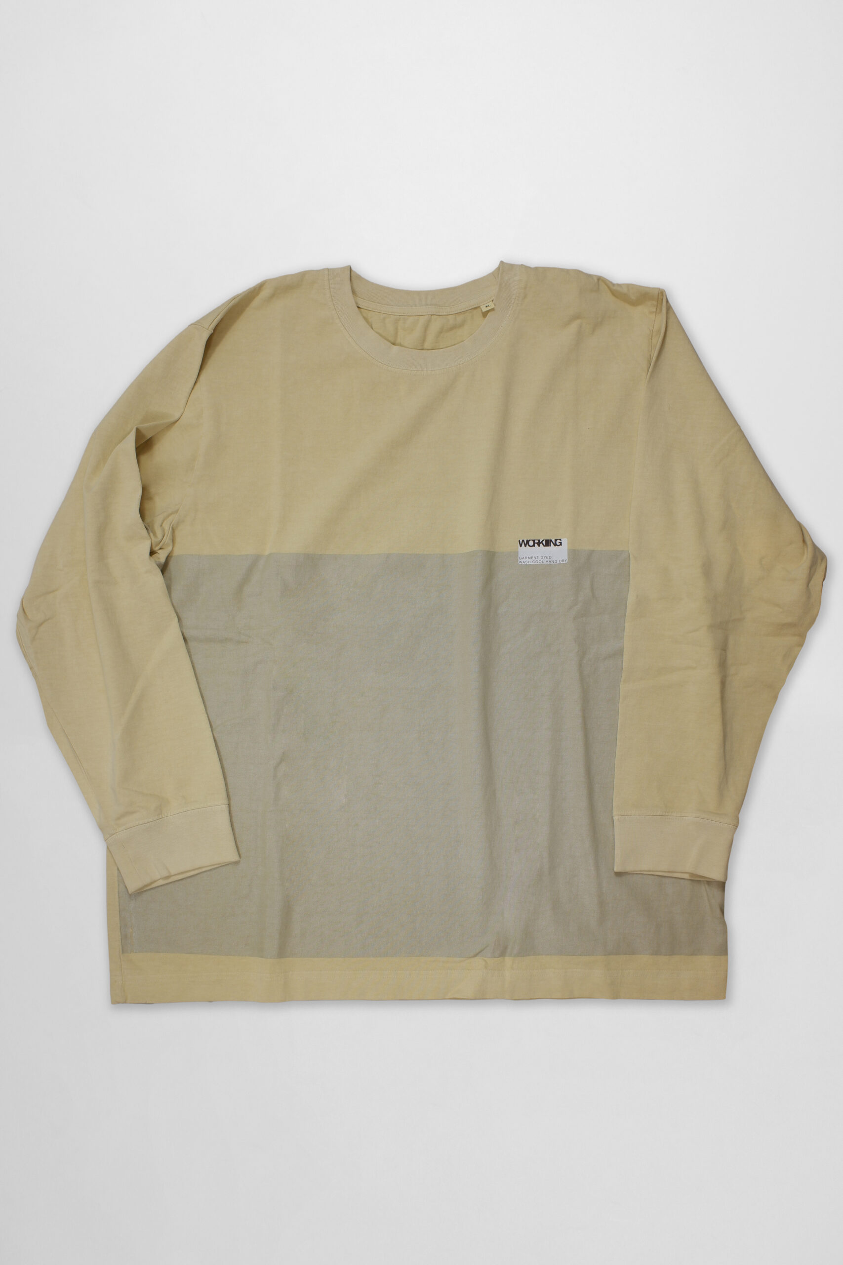Working Printed Long Sleeve Sticker Tshirt